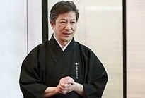 上林春松代表上林秀敏氏 着物姿