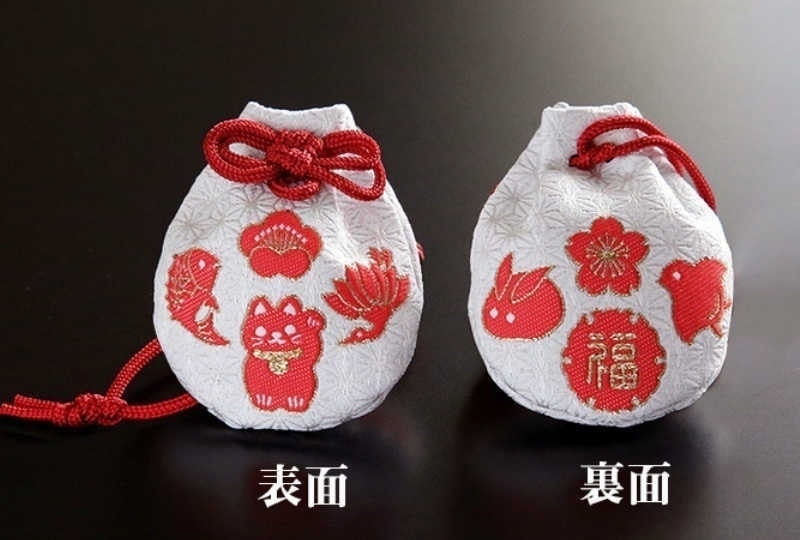 福寄巾着袋 表面・裏面