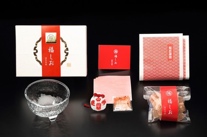 紅福しお脚付きボウルセット