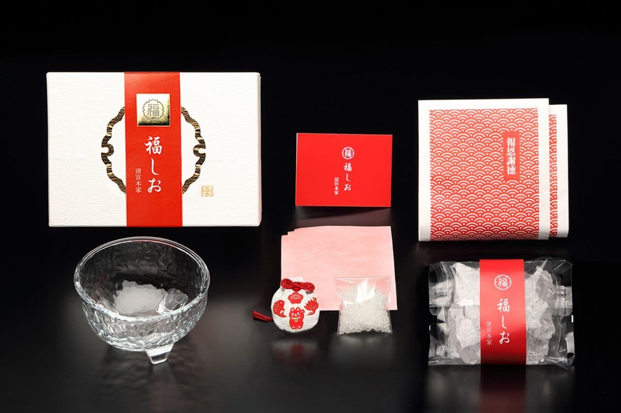 清白福しお脚付き器セット　セット内容